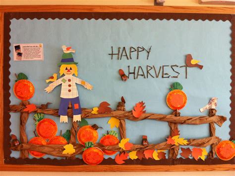 fall harvest bulletin board ideas